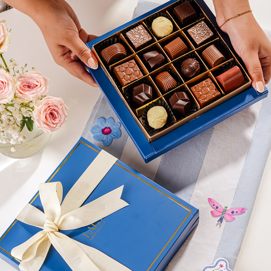 Classic Indigo Box (16 pcs) – Lals - Chocolate and Gifting Brand in ...