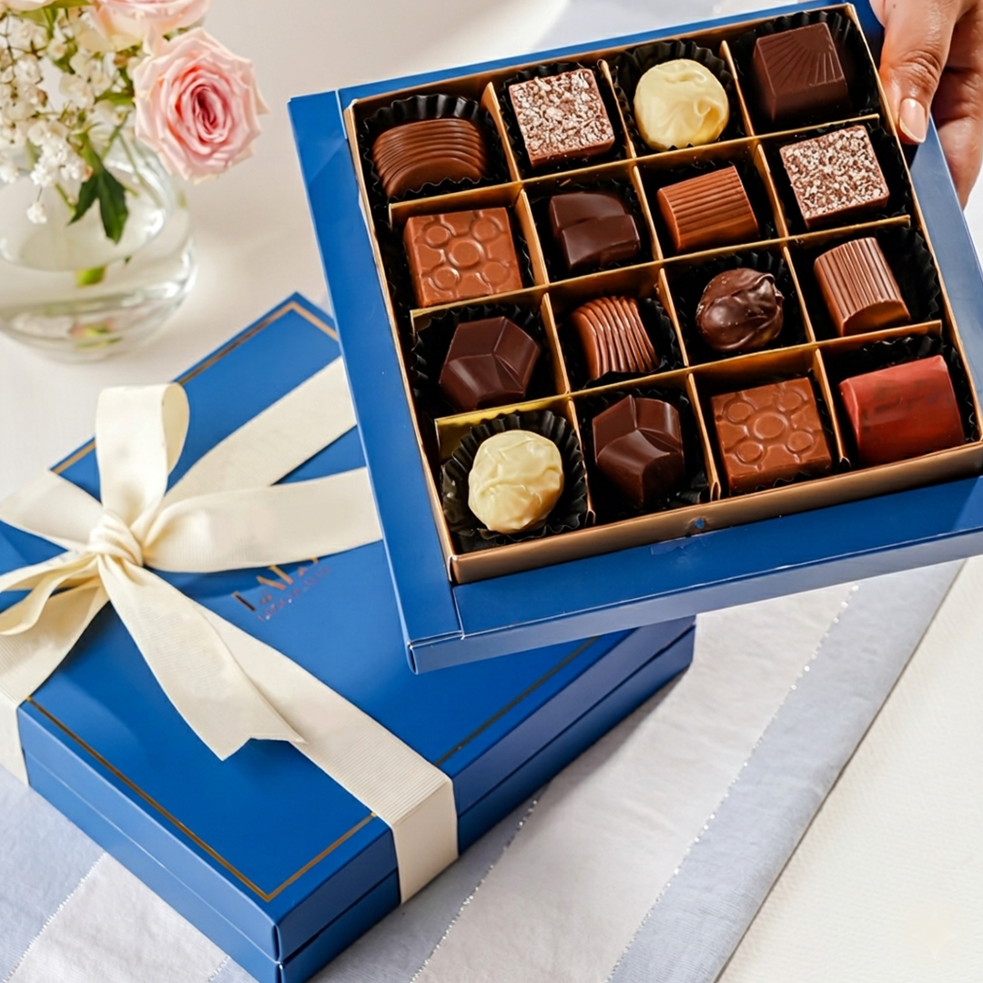 Classic Indigo Box (16 pcs) – Lals - Chocolate and Gifting Brand in ...