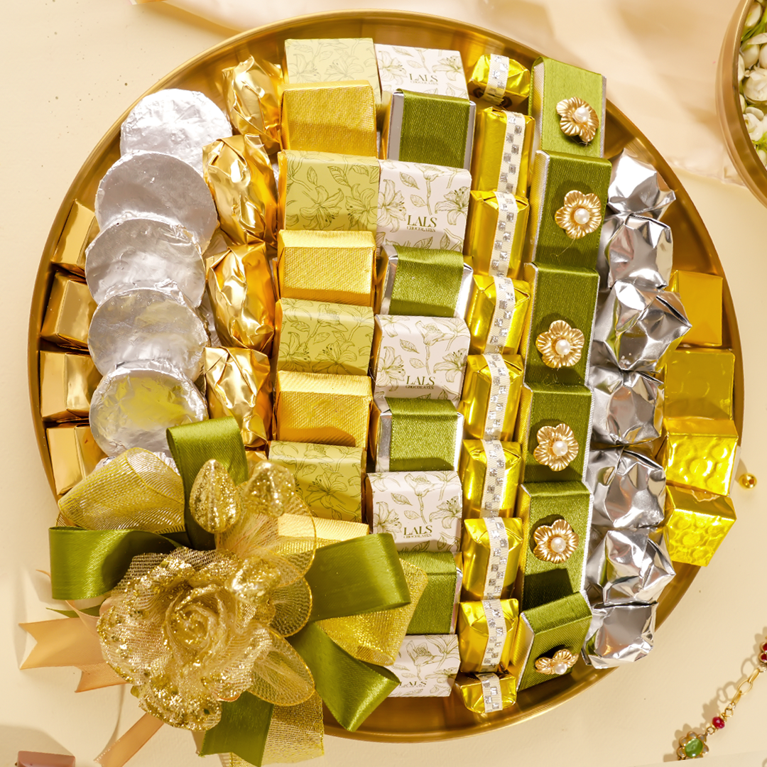 Jade Gold Chocolate Platter