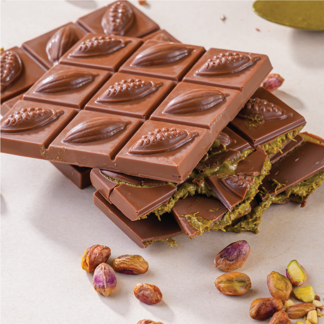 Pistachio Kunafa Chocolate Bar – Lals - Chocolate and Gifting ...