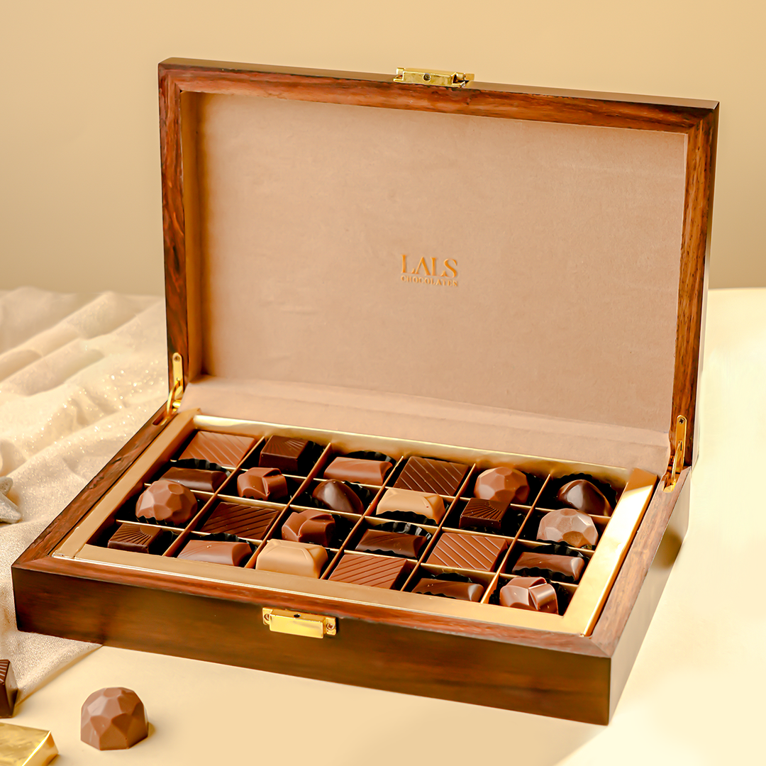 Mahogany Box (24 Pcs) – Lals - Chocolate and Gifting Brand in Pakistan