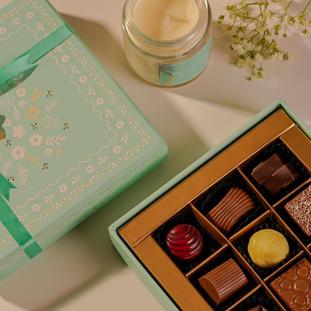 Mint Mosaic Box (9 pcs) – Lals - Chocolate and Gifting Brand in Pakistan
