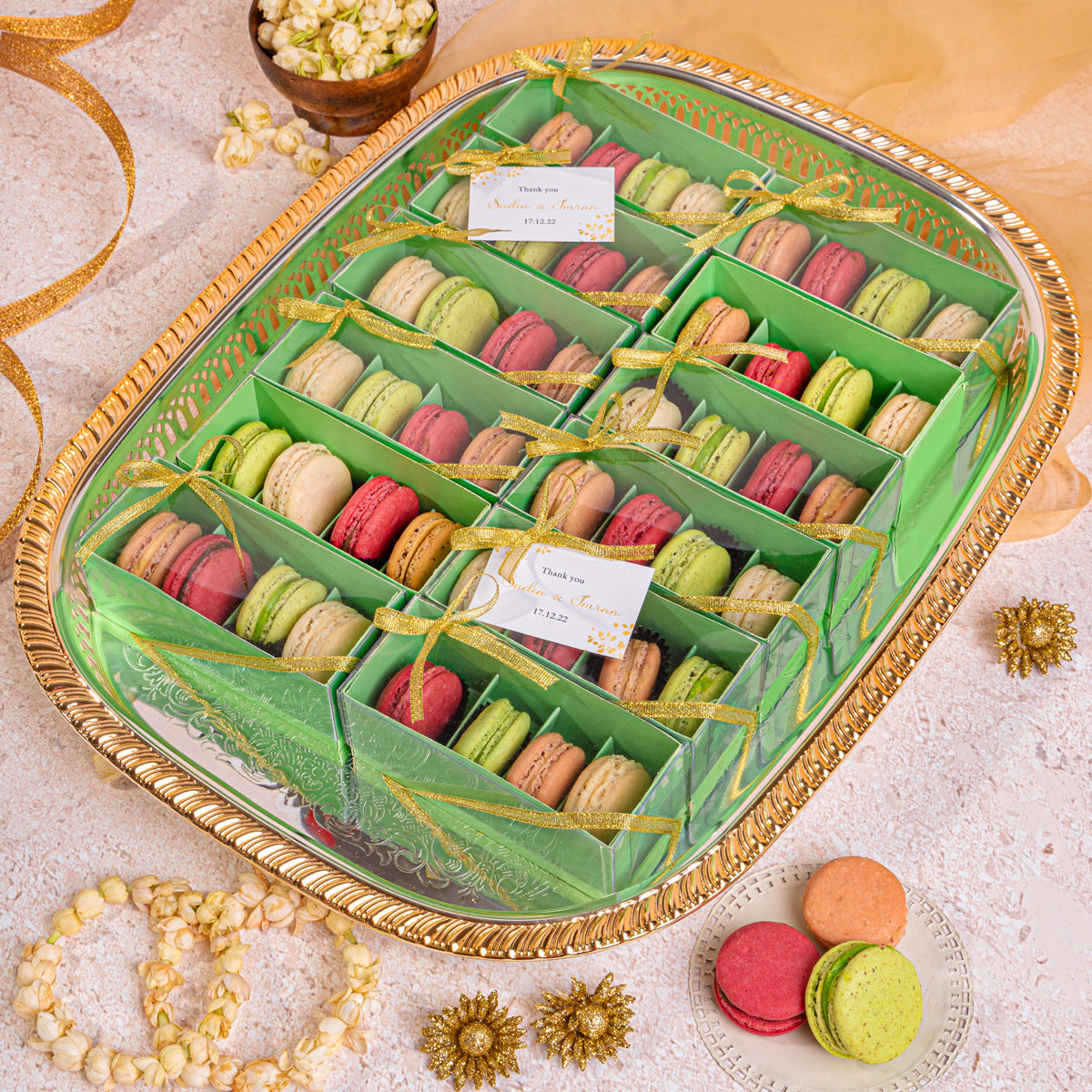 Assorted French Macarons (Box of 4)