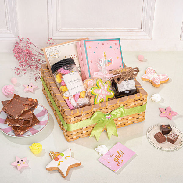 Welcome, Baby Girl Hamper – Lals Chocolate and Gifting Brand in